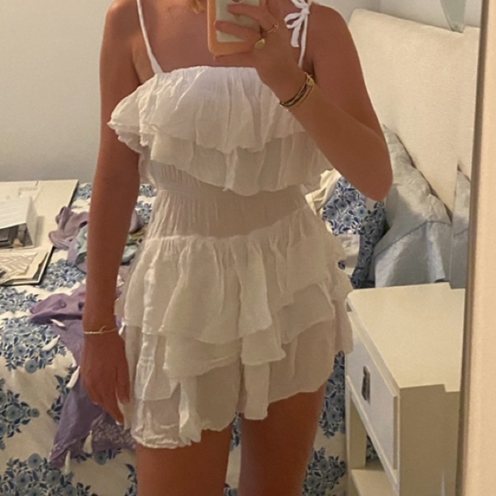 BLUE LIFE WHITE DRESS❤️‍🔥